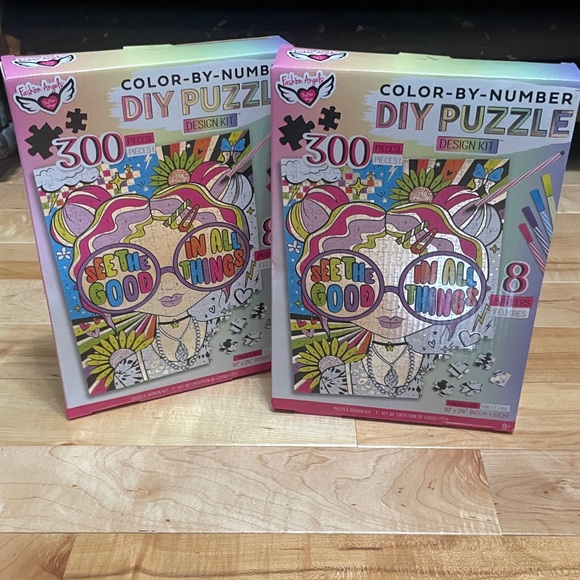Fashion Angels Other - Two Fashion Angels Color By Number DIY Puzzle, fun for kids! New in the box!